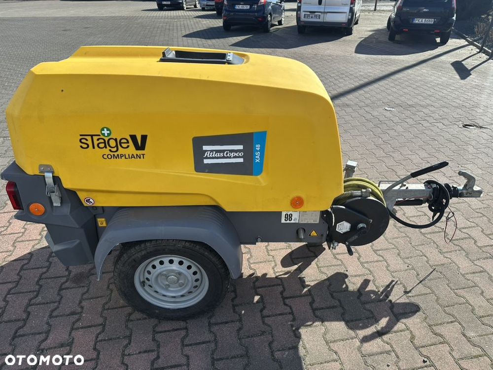 Atlas Copco XAS48 KOMPRESOR Sprezarka srubowa jak nowa - 10