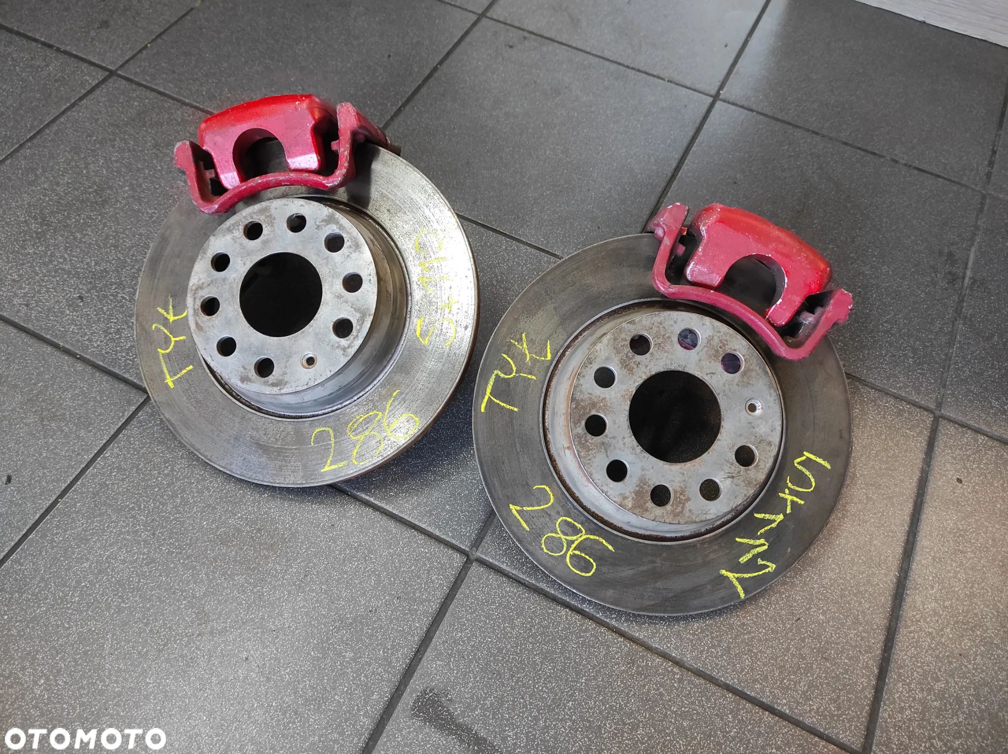 VW AUDI SEAT SKODA SWAP HAMULCÓW HAMULCE TYLNE TYŁ 286 GTI VRS S3 QUATTRO FR TARCZE ZACISKI JARZMO WYSYŁKA !!! - 1