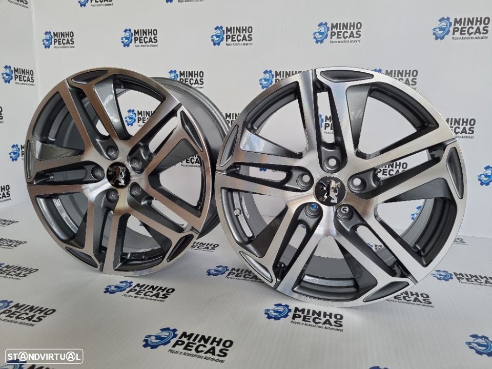 Jantes Peugeot 308 em 17 GunMetal - 3