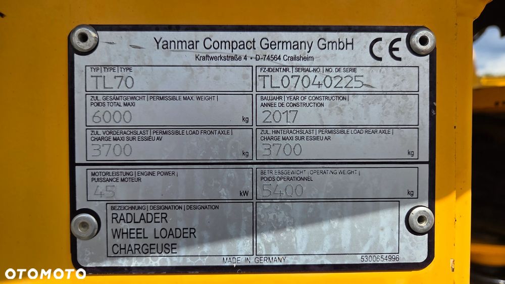 Terex YANMAR TL70S - 13