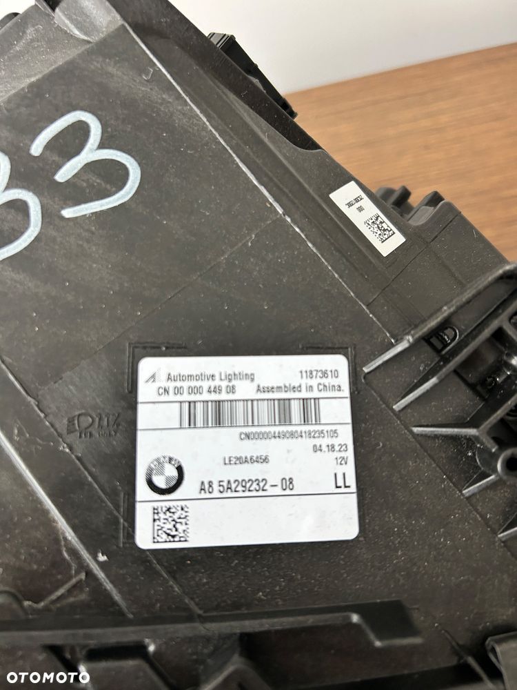 Lampa Prawa BMW X3 G01 X4 G02 Lift Full Led Adaptive idealna 5A29232-08 - 5