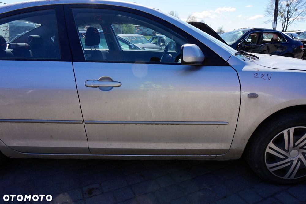 DRZWI PRZEDNIE PRAWE 3 I BK SEDAN 22V  SREBRNY MAZDA 2003-2006 - 3