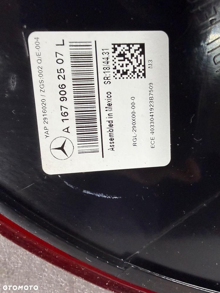 Lampa tylna Tył strona lewa Mercedes-Benz GLS X167 A167 W167 A1679062507 - 5