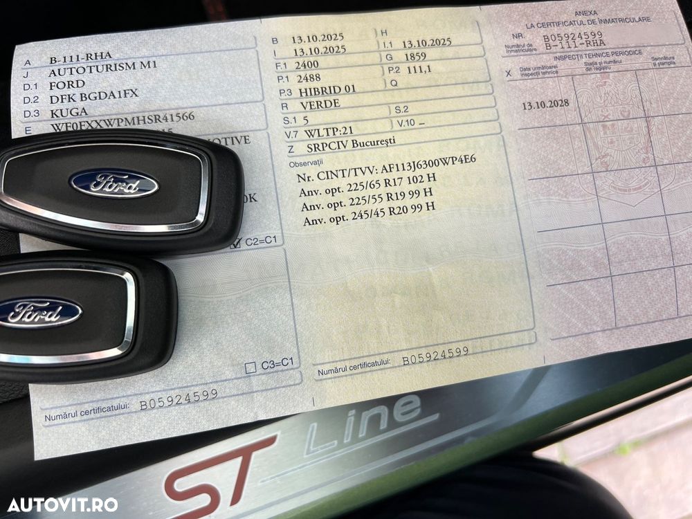 Ford Kuga 2.5 Duratec FWD PHEV ST-Line X - 27