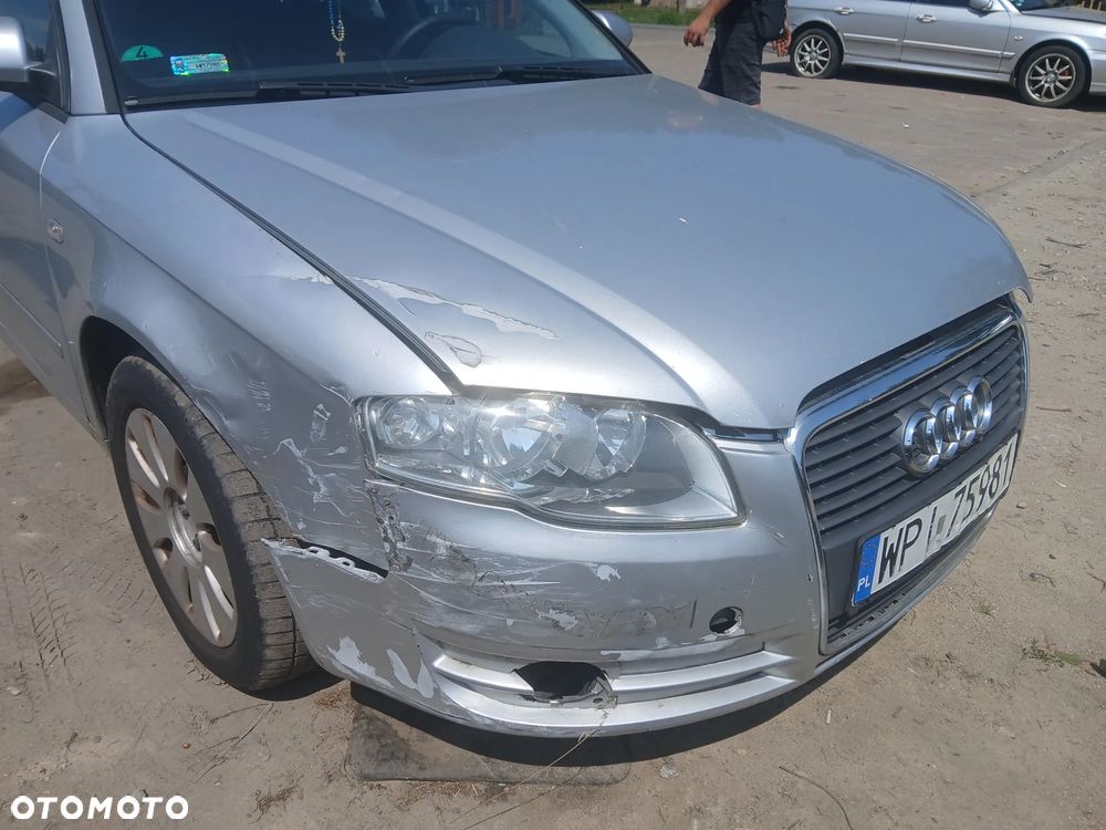 Audi A4 AVANT B7 2.0 TDI A4 LY7W  maska pokrywa silnika klapa bagażnika zderzak lampa reflektor pas przedni stop lampy halogeny przeciwmgłowe odblaski grill atrapa znaczek błotnik błotniki drzwi zbiornik wlew paliwa szyba lusterko klamka - 5