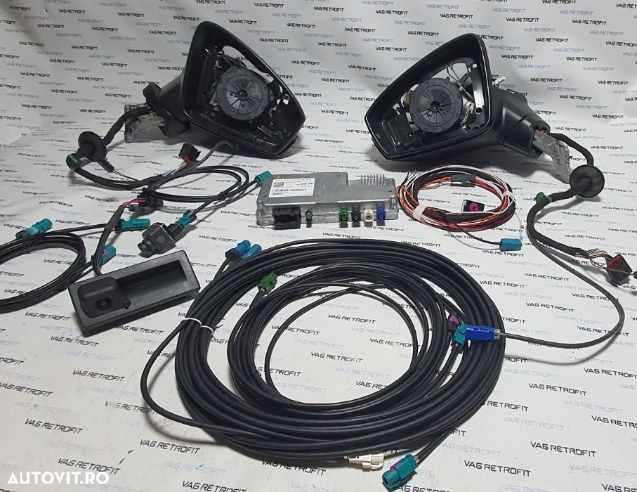 SET AREA VIEW 360 VW TIGUAN AD1 Oglinzi Rabatabile Electrice Camera - 4