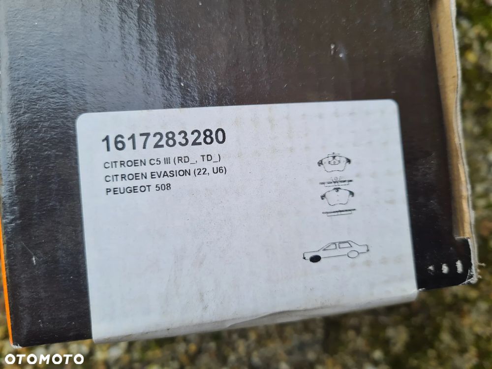 Citroen C5 III X7, Evasion Peugeot 508 klocki hamulcowe przód - 4