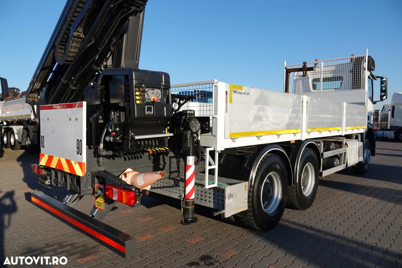 Mercedes-Benz AROCS 2633 / 6x4 / CUTIE - 6,5 M / HDS HIAB 188 b-3 inaltime: 11 M / EURO 6 / RADIO CONTROL / ROTATOR - 15