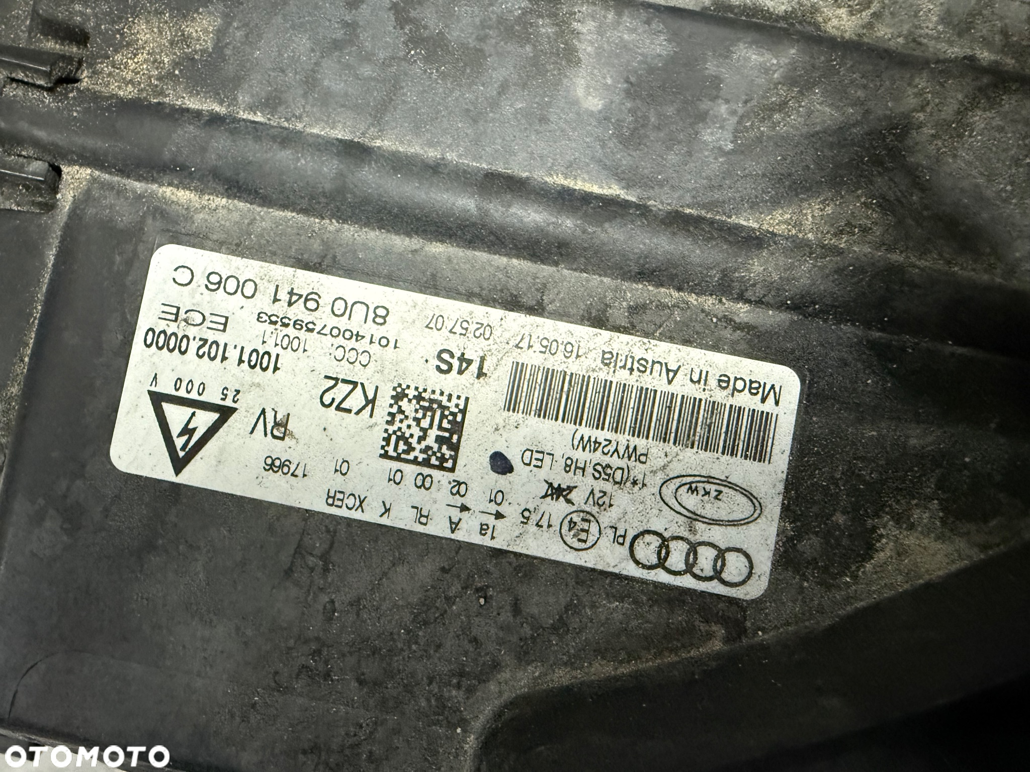 LAMPA PRZÓD PRAWA XENON LED AUDI Q3 8U0 LIFT 8U0941006C - 10