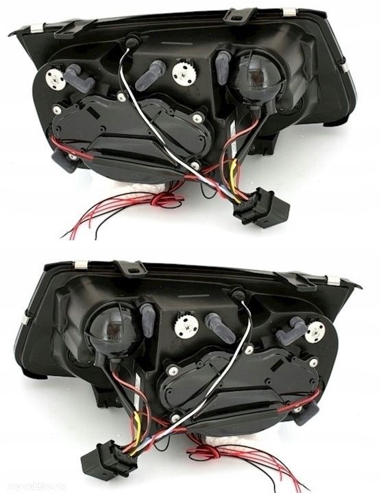 reflektor lampa kpl black tuning vw bora 1j 98-05 - 4