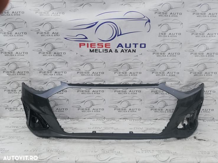 Bara fata Audi A4 B9 S-Line facelift an 2019-2020-2021-2022-2023 gauri pentru 4 senzori si spalato - 1