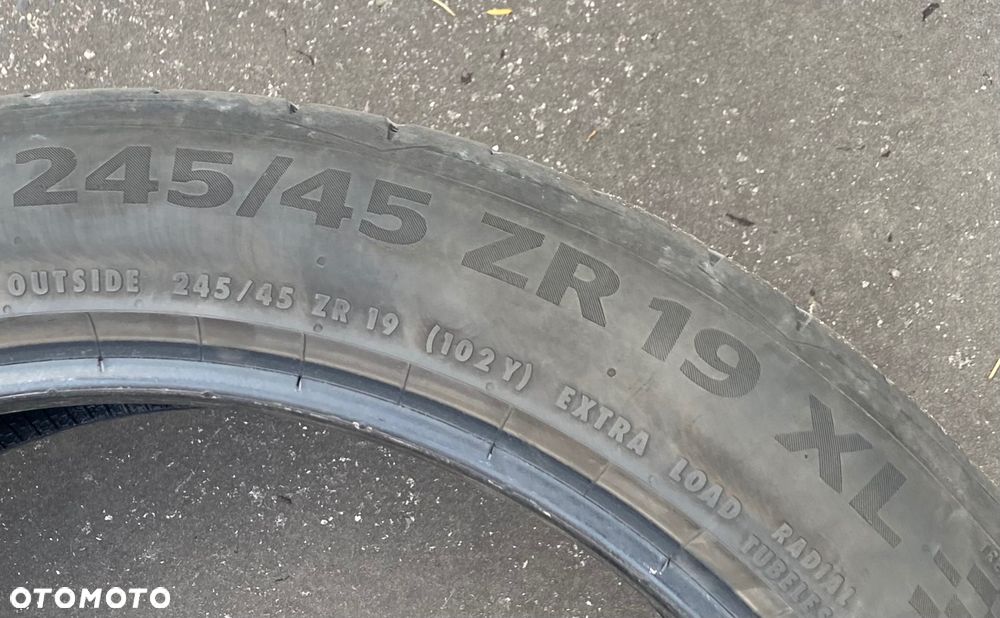 2 x OPONA CONTINENTAL SportContact 7 245/45R19 XL 07/24r RANT OCHRONNY - 10