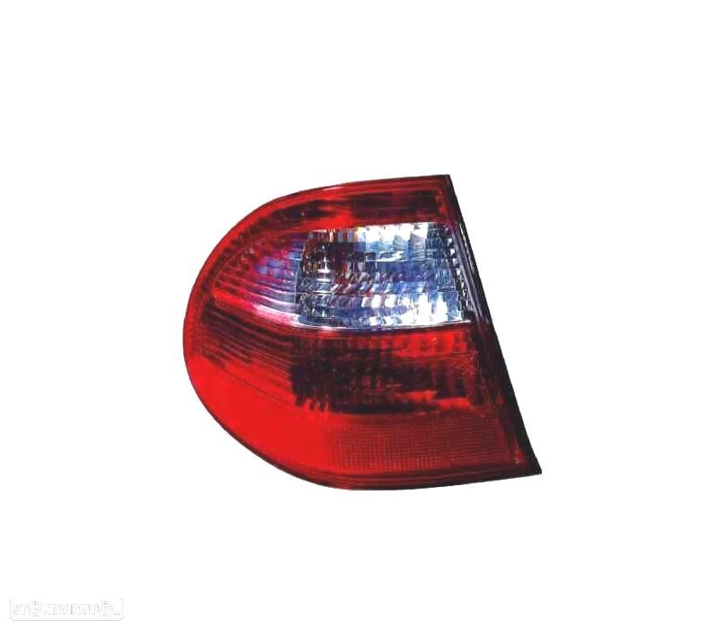 FAROLIM ESQ MERCEDES W211 STATION WAGON CLASSE E 02-06 BRANCO VERMELHO - 1