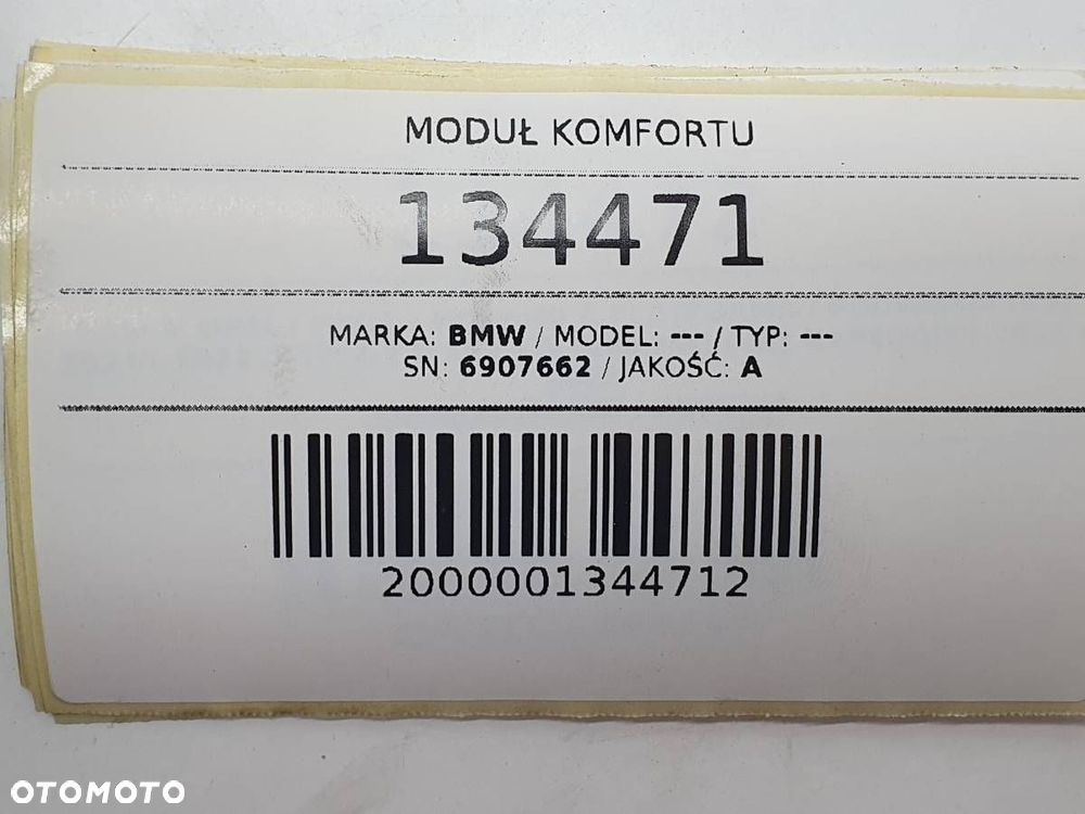 MODUŁ KOMFORTU 6907662 BMW E46 E39 - 4