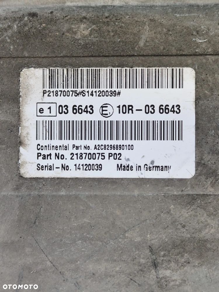 21870075 STEROWNIK ADBLUE VOLVO FH 4 FM RENAULT GAMA T - 6