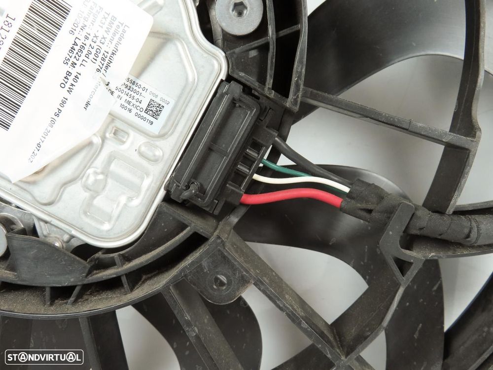 Termoventilador 400 W Usado / Original BMW X3 (G01)/BMW X4 (G02) 17428472314 / 2... - 5