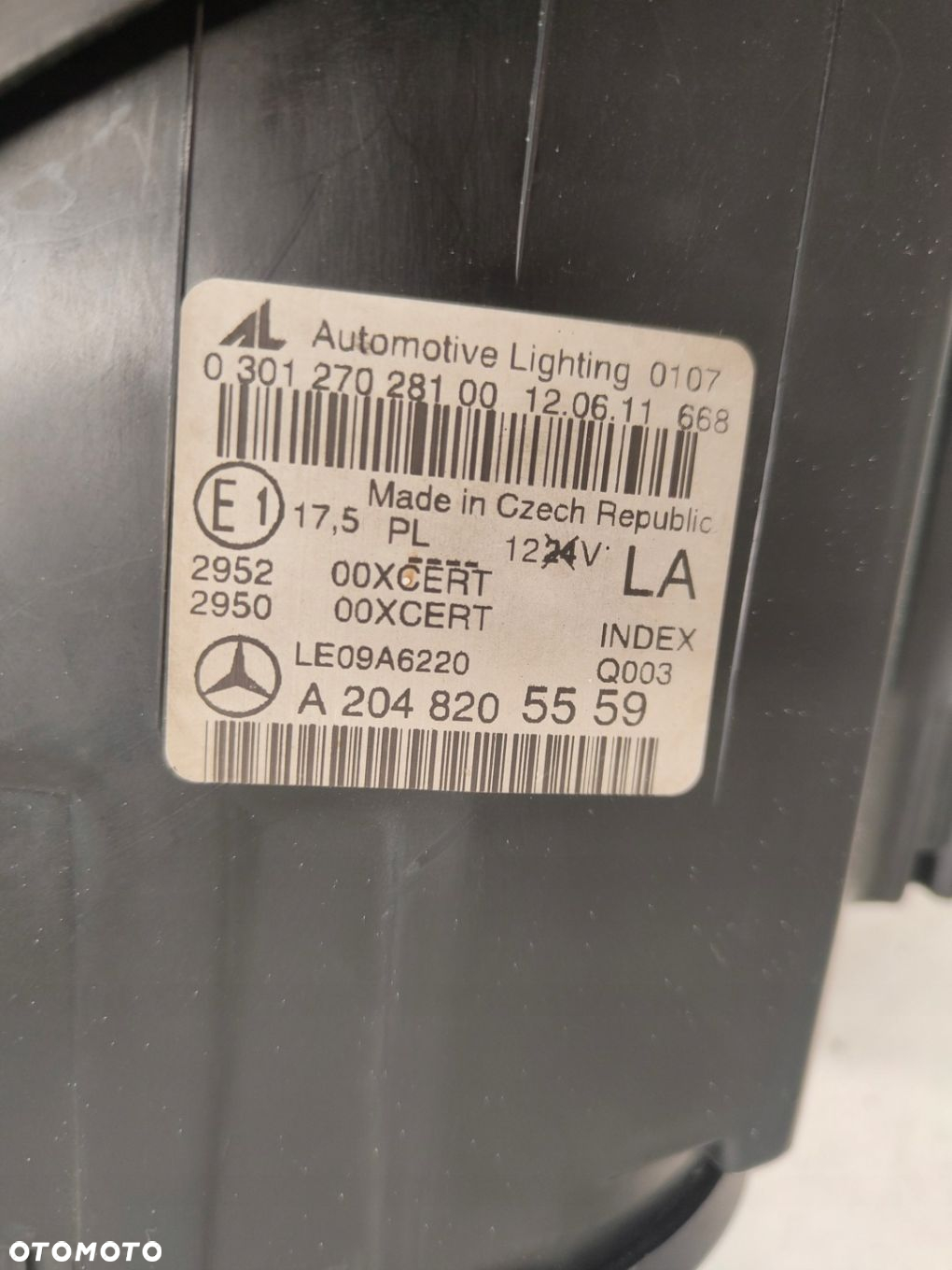 MERCEDES C KLASA W204 LIFT ILS XENON LAMPA LEWY PRZÓD A2048205559 - 6