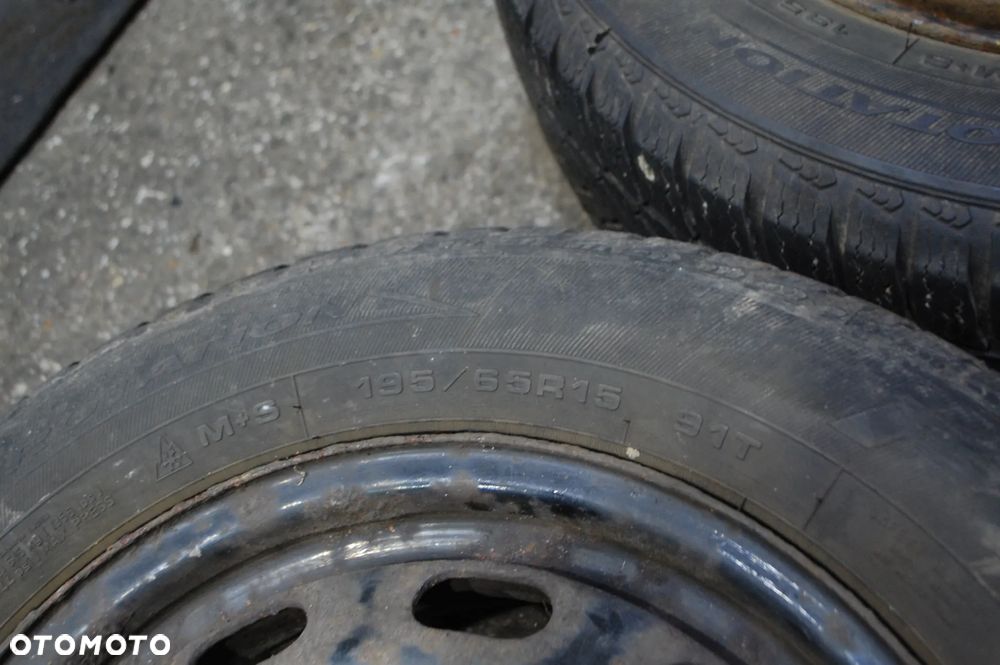 FELGI STALOWE + OPONY 1J0601027Q 195/65R15 ET38 6J 5X100 AUDI A3 SEAT SKODA VW - 21