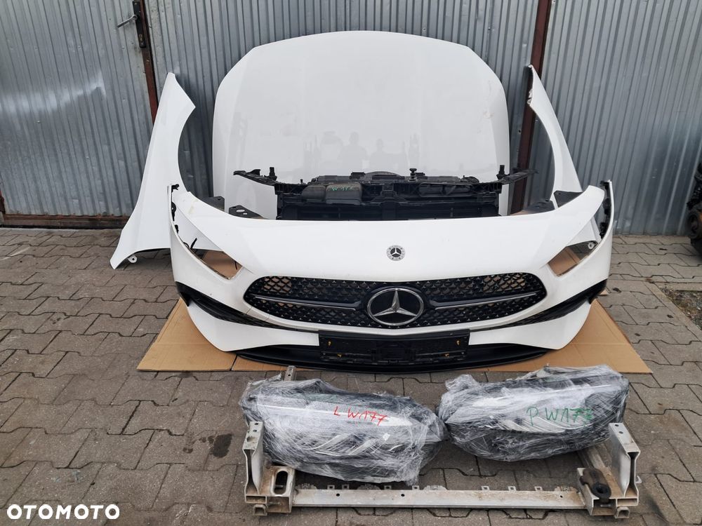 MERCEDES W177 149 1.3 MASKA ZDERZAK LAMPA BŁOTNIK PAS PRZEDNI CHŁODNICE - 6