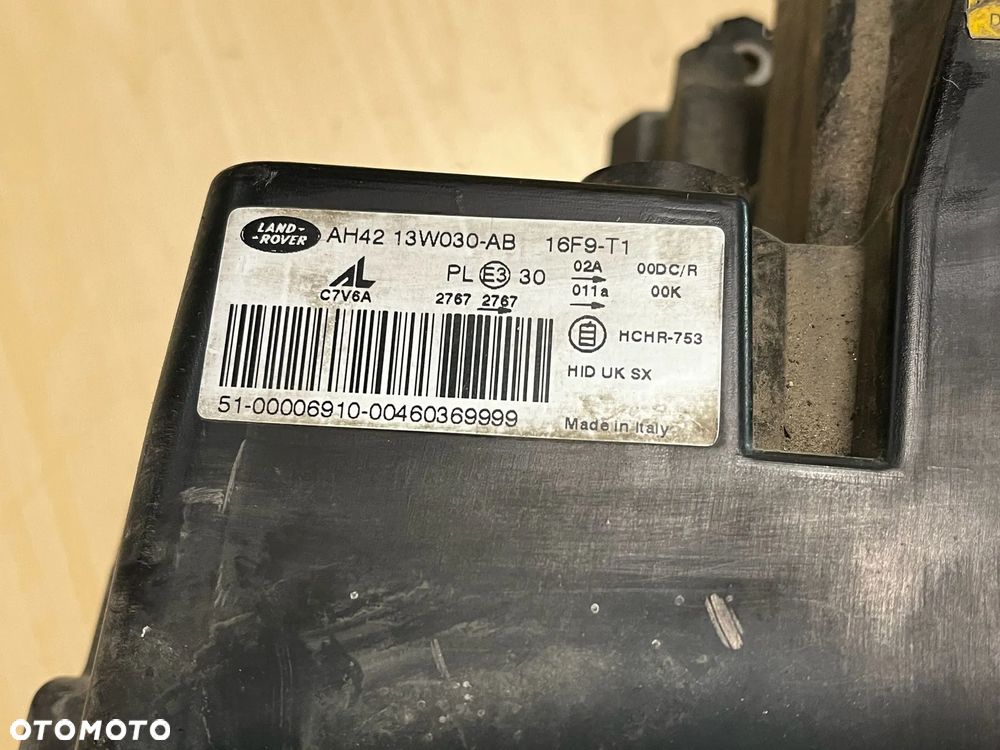 Lampa przednia lewa Xenon AH42-13W030 RHD Range Rover L322 LM Vogue Lift 2009-12 - 5