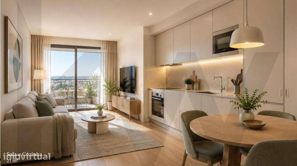 Apartamento Smart S1 com 2 lugares de estacionamento | Póvoa de Santa - Grande imagem: 5/9