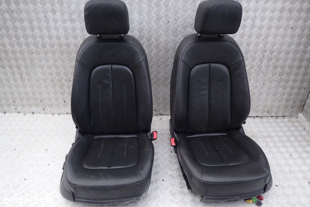 FOTELE SIEDZENIA KOMPLET PRZÓD TYŁ SKÓRA AUDI A6 C7 COMBI - 7