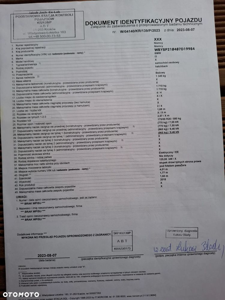 BMW i3 (94 Ah) - 13