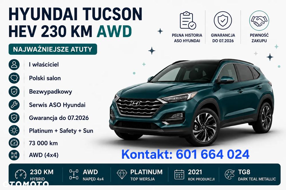 Hyundai Tucson 1.6 T-GDi HEV Platinum 4WD - 1