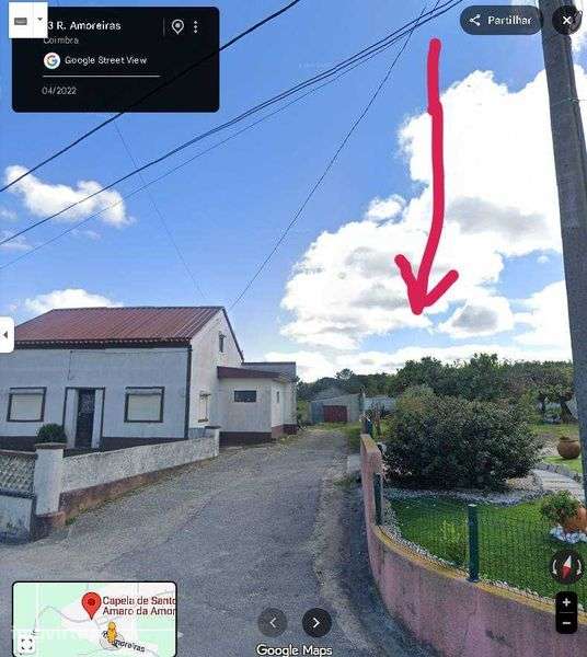 Terreno rústico (900 m²),plano,ao pé de casas e eletricidade próxima. - Grande imagem: 2/6