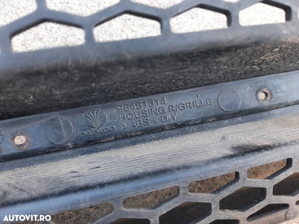 grila bara fata chevrolet kalos 2003 96481314 - 2