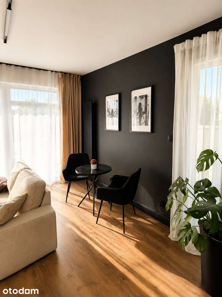 Nowoczesne 35,6 m² z ogródkiem i sypialnią | Przy Lasku Marcelińskim!