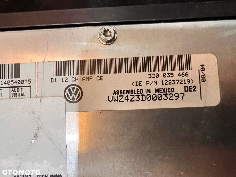 WZMACNIACZ VW 3D0035466 3D0035456 - 2