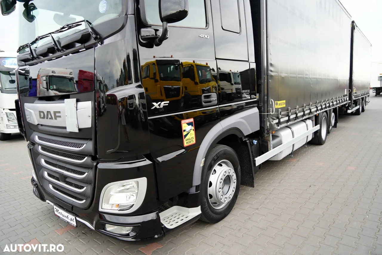 DAF XF 480 / COMBINAȚIE TANDEM / 120 M3 / TRANSPORT / I-PARK COOL / WIELTON / 2019 / CONTRACT DE SERVICE POST-SERVICE - 7