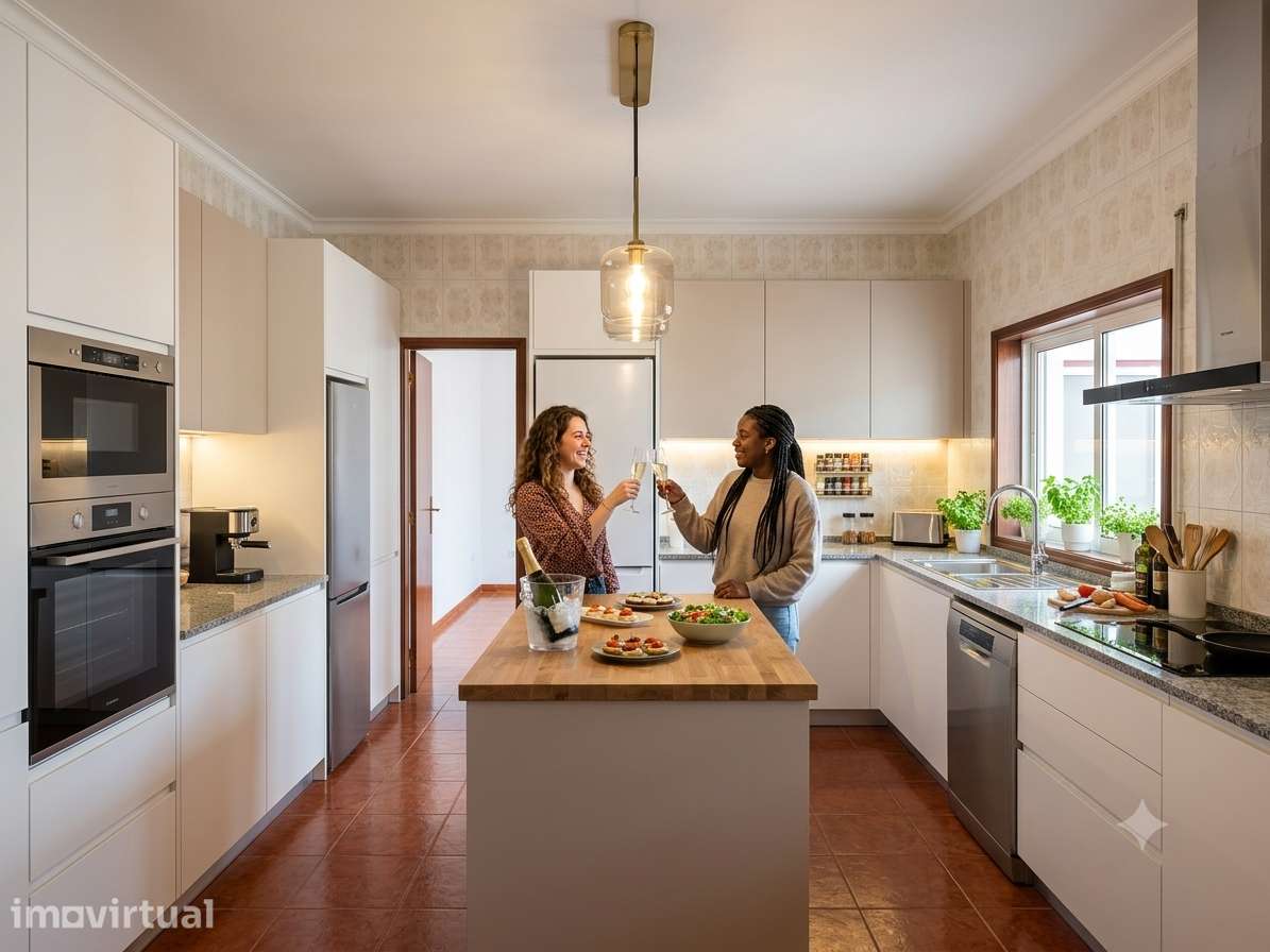 Apartamento T3 com varanda e garagem em Abragão - Grande imagem: 2/25