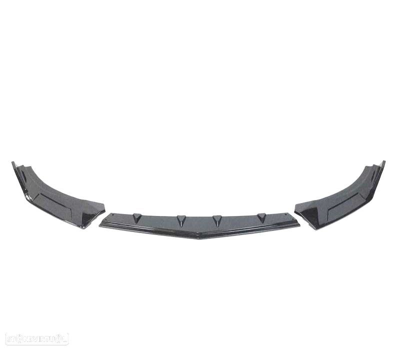 SPOILER LIP FRONTAL VOLKSWAGEN VW GOLF 8 R LINE PRETO BRILHANTE - 2