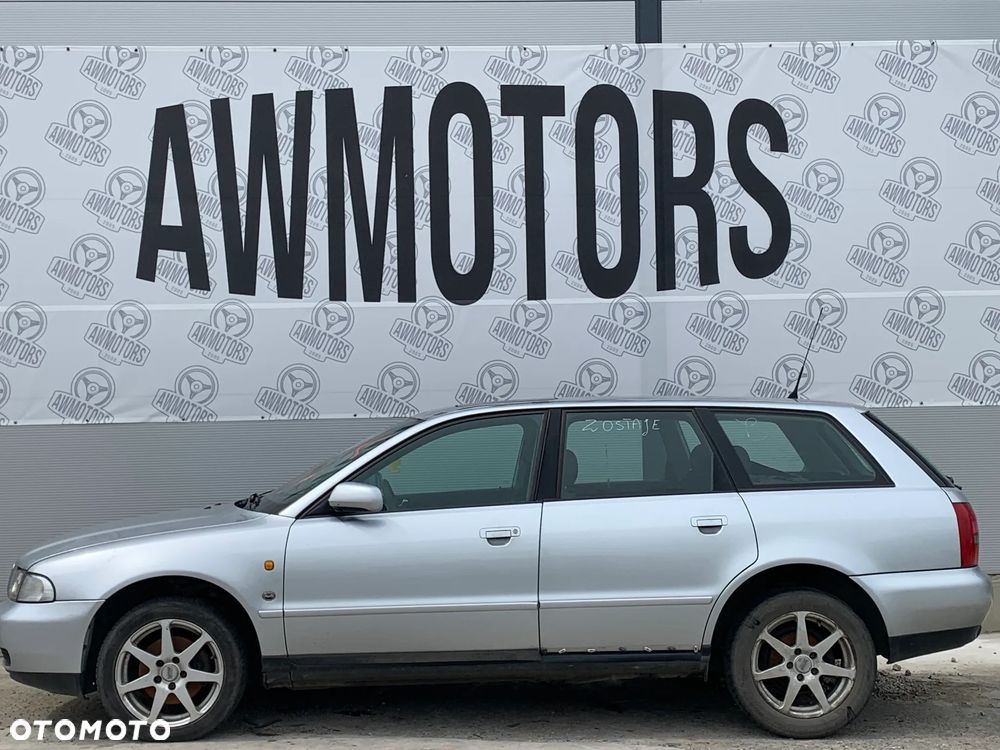 AUDI A4 1997 *SAMOCHÓ NA CZĘŚCI* 1490 MASKA, LAMPA, DRZWI, LUSTERKO, ZDERZAK, GRILL, BŁOTNIK, KLAPA, BELKA, DESKA, FOTELE, KANAPA, ĆWIARTKA KIEROWNICA, TARCZE, ZACISKI, ZAWIESZENIE, KOMPLETNY PRZÓD, KOMPLETNY TYŁ, LICZNIK, ZEGARY, PRAWE LEWE PRZÓD TYŁ - 1