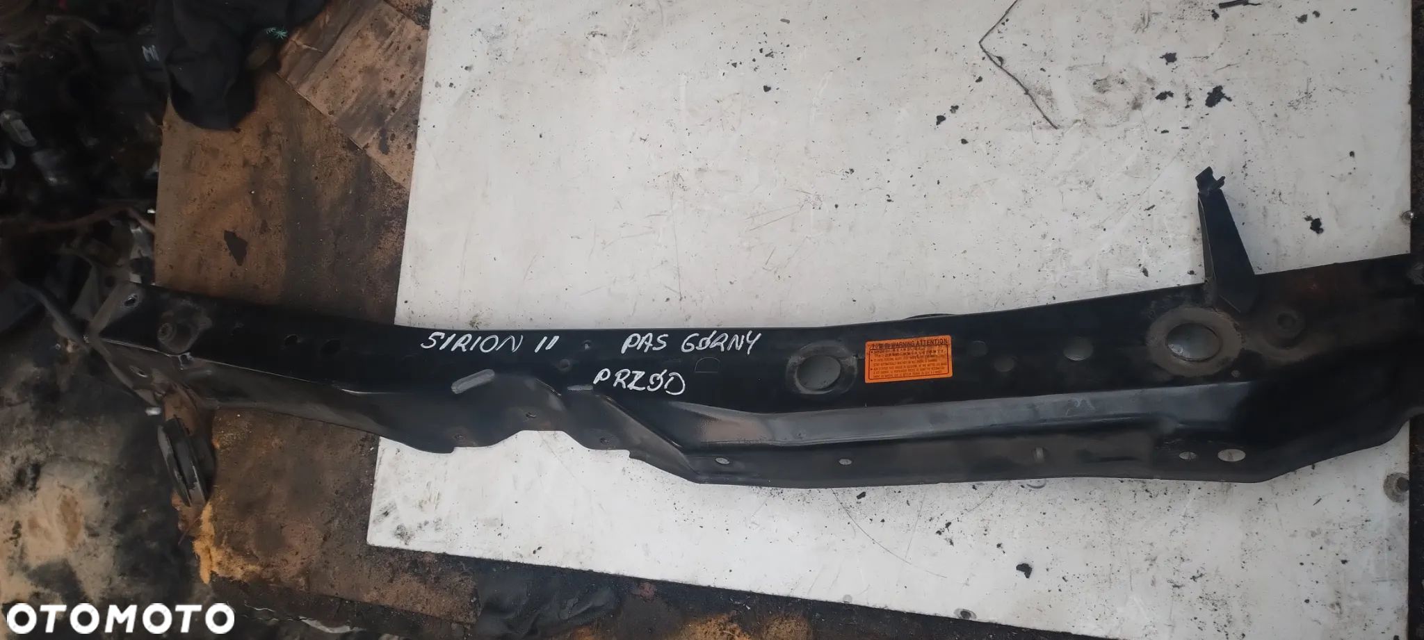 DAIHATSU SIRION II pas przód belka górna wzmocnienie - 1