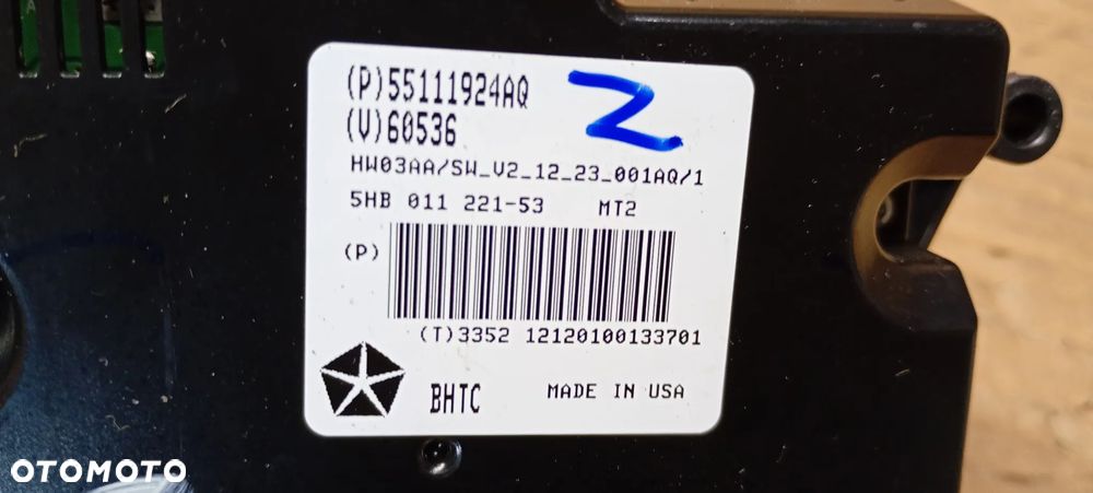Panel nawiewu klimatyzacji klimy Jeep Grand Cherokee IV WK2 55111924AQ - 7