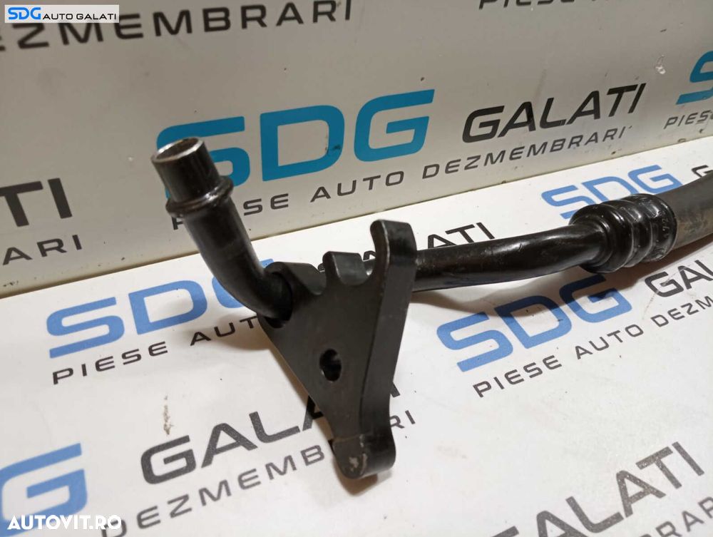 Furtun Conducta Teava Termoflot Radiator Racitor Racire Ulei Lichid Transmisie Cutie Viteze Automata BMW Seria 5 E60 E61 3.0 D 2003 - 2010 Cod 470924801 4709248 01 [M5385] - 3