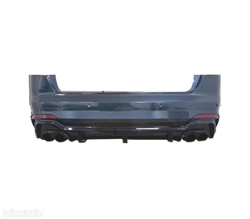 PARACHOQUE TRASEIRO AUDI A4 17-20 LOOK RS4 ABT - 2