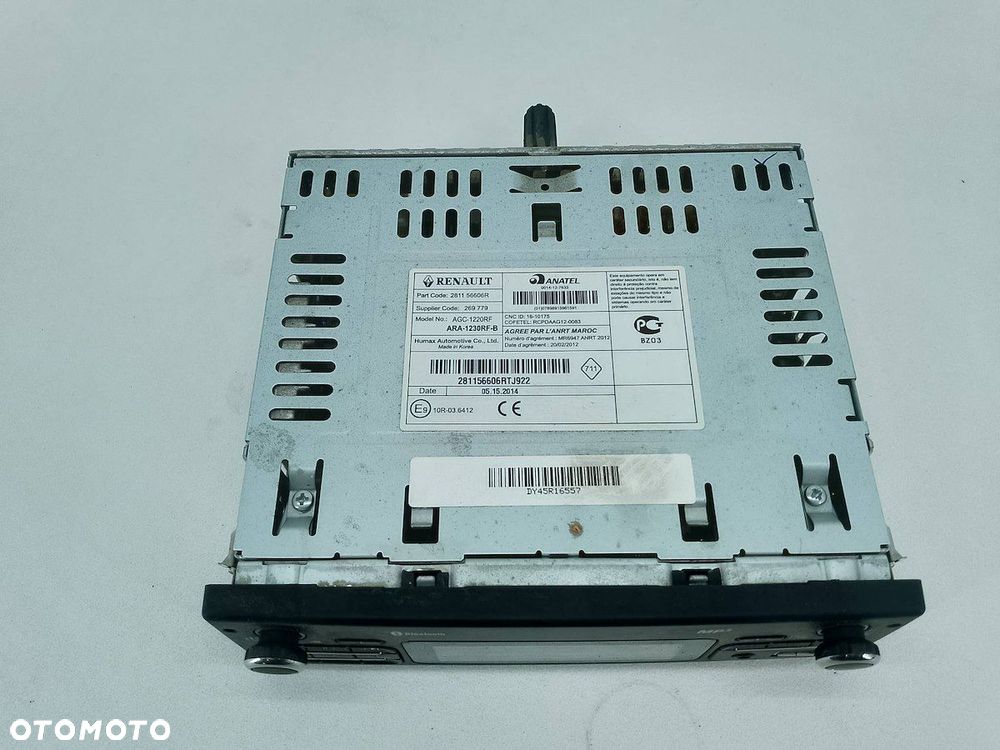 RADIO MERCEDES-BENZ CITAN 1.5 CDI 281156606R 0014-12-7633 - 4