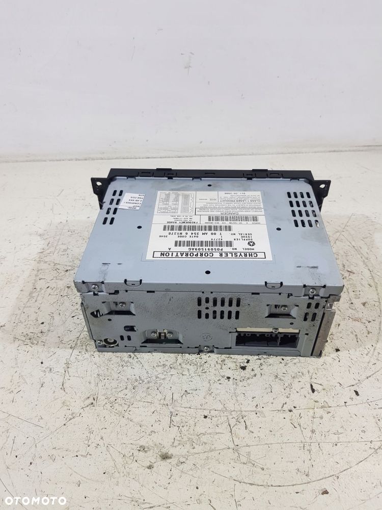 radio radioodtwarzacz cd p05091509ag jeep compass i 07 rok 2.4b - 5