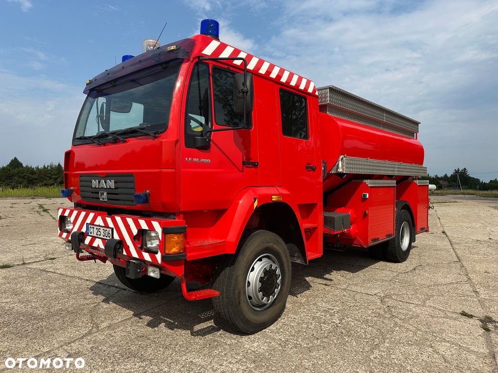 MAN 18.280 4x4 STRAZ POZARNA  21 tys km - 1