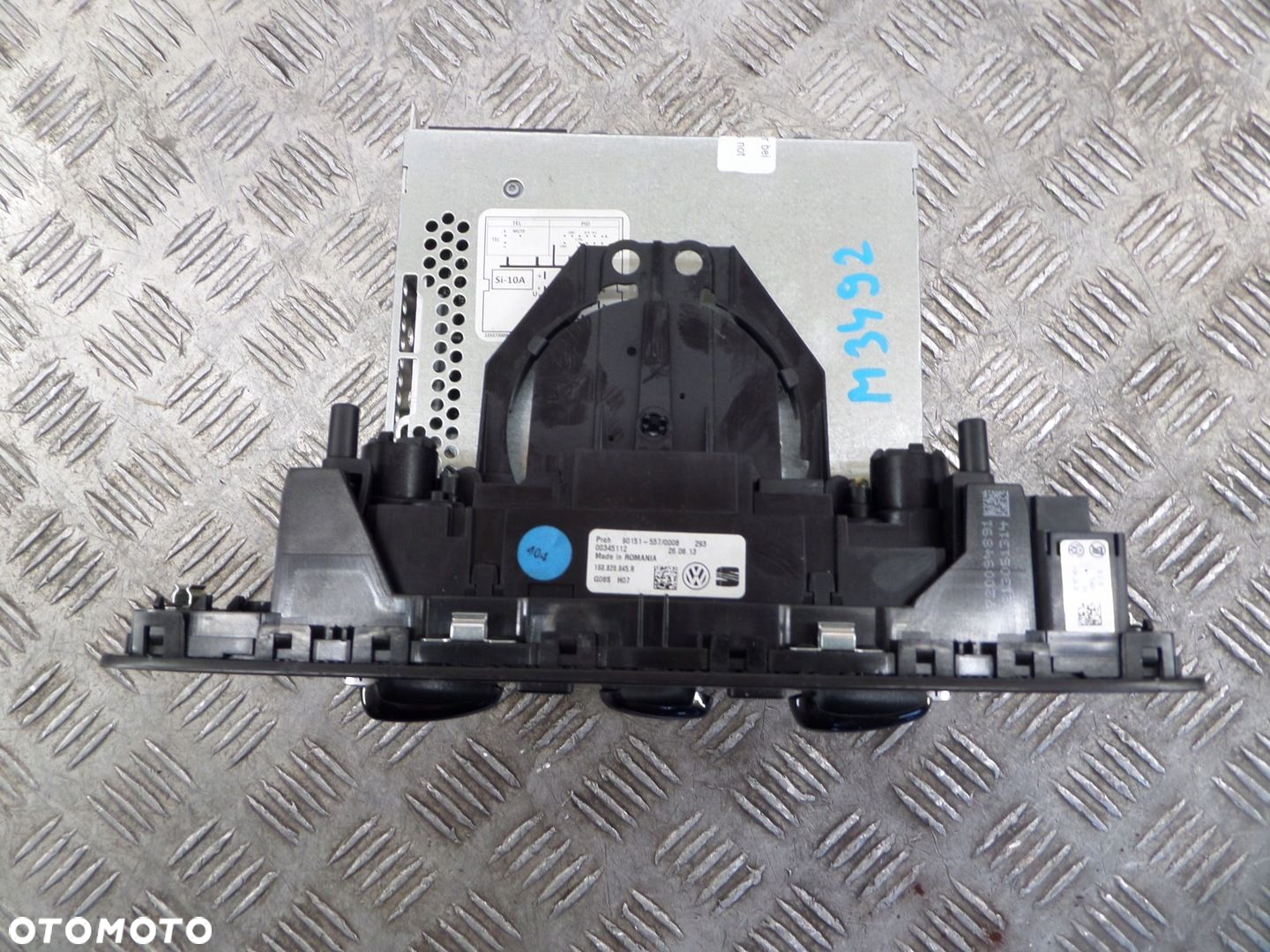 RADIO PANEL KLIMY VW UP 1S0035156H - 2