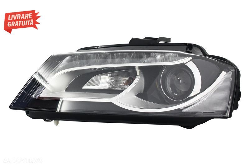 Faruri LED DRL Audi A3 8P 8P1 8PA (2009-2013) Facelift Look- livrare gratuita - 3