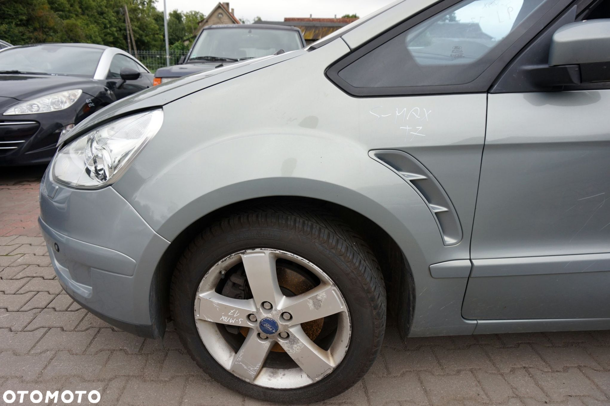 MASKA ZDERZAK BŁOTNIKI LAMPY S-MAX I MK1 T7 XENON EU FORD 2006-2010 SZARY THUNDER PRZÓD KOMPLETNY - 29