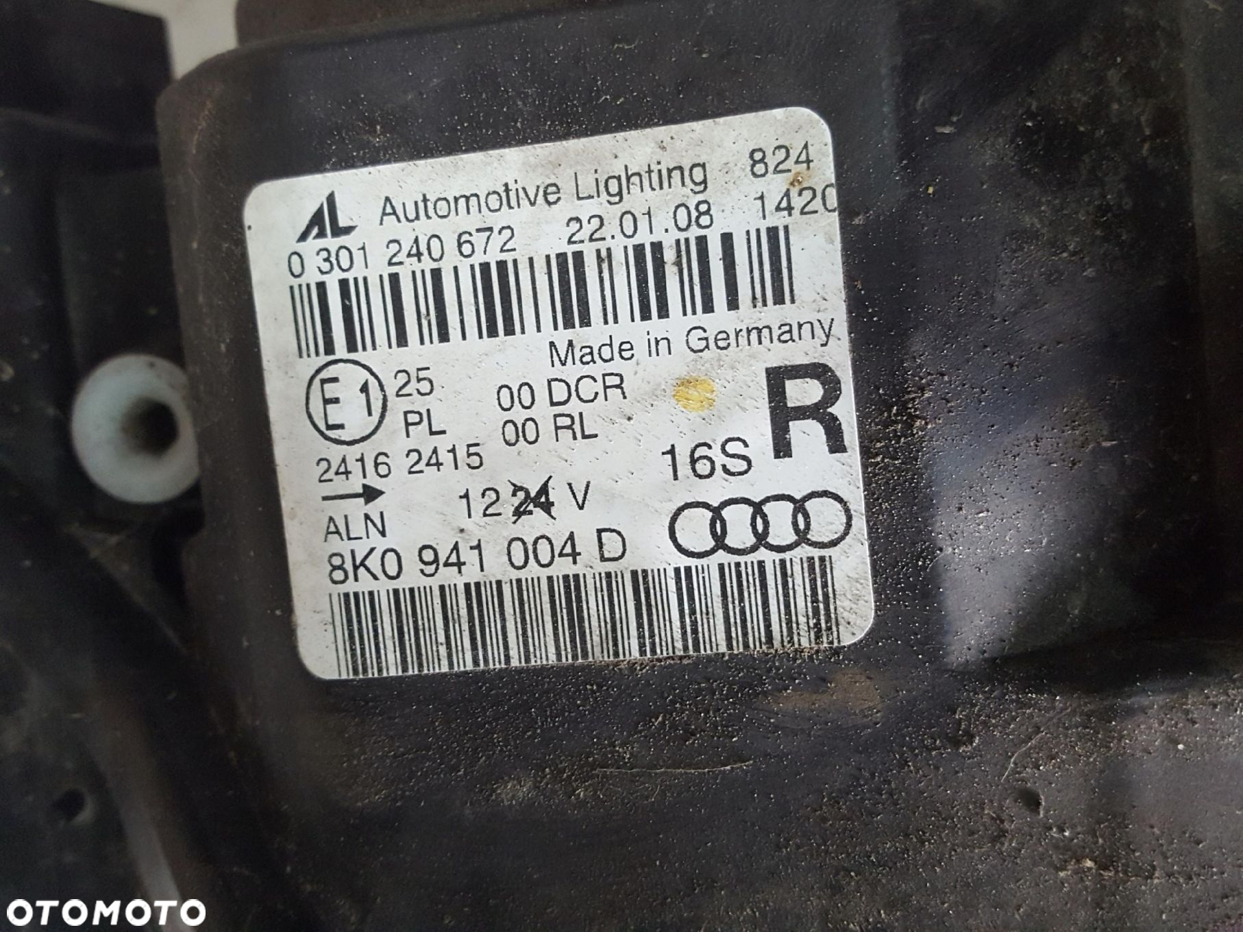 AUDI A4 B8 08r- LAMPA PRAWA PRZÓD XENON LED ANGLIK - 8