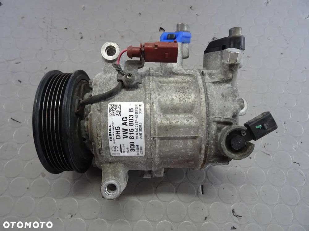 3Q0816803B kompresor klimatyzacji 1.5 TSI VW Golf VII Passat B8 czesci - 1