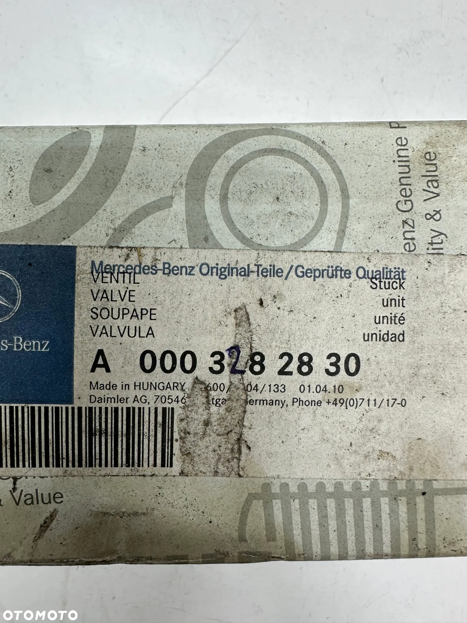 Zawór poziomujący Mercedes A 0003282830, Knorr Bremse SV1269 - 4