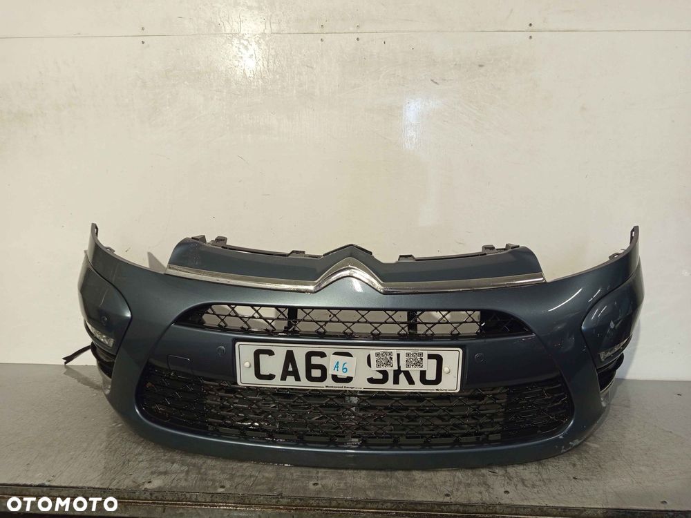 + ZDERZAK PRZÓD PRZEDNI DO CITROEN C4 PICASSO LIFT FL EZWD SZARY LED DRL PDC CZUJNIKI HALOGENY - 1